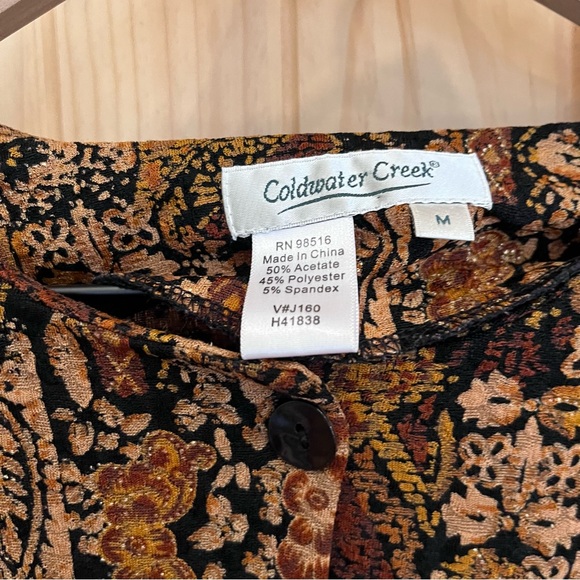 5/$30🦄 Patterned Coldwater Creek Top - Picture 3 of 5